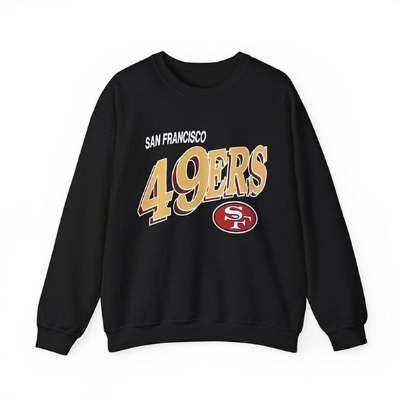 San Francisco 49ers Crewneck Sweatshirt Retro 90s Unisex Football Fan Gift 17 - Picture 1 of 6